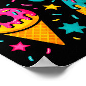 7 Year Old Birthday Was 6 Now I'm 7 Kids Funny  ポスター (角)