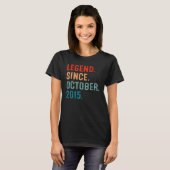 7 Years Old Legend Since October 2015 7th Birthday Tシャツ (正面フル)