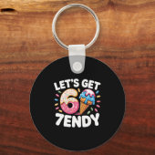 7endyを手に入れよう Tシャツ 6 7 ミーム Six Seven Tシャツ キーホルダー (正面)