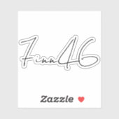 7inn46カーウィンドウステッカー シール (シート)