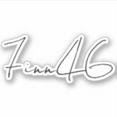 7inn46カーウィンドウステッカー シール (正面)