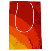 7lx4.5wx10h中抱き枕アフリカンサファリキリン ミディアムペーパーバッグ (正面)