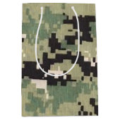 7lx4.5wx10h中抱き枕ネイビータイプIII三 ミディアムペーパーバッグ (正面)