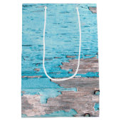 7lx4.5wx10h中抱き枕ブルーウッドバーンドアボー ミディアムペーパーバッグ (裏面)