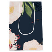 7lx4.5wx10h中抱き枕ベビーピンクcosmos on Wh ミディアムペーパーバッグ (裏面)