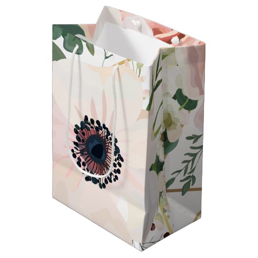 7lx4.5wx10h中抱き枕幾何学的ガーデンバラ ミディアムペーパーバッグ (正面アングル)