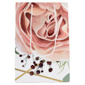 7lx4.5wx10h中抱き枕幾何学的ガーデンバラ ミディアムペーパーバッグ (裏面)