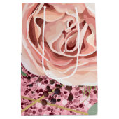 7lx4.5wx10h中抱き枕幾何学的ガーデンバラ ミディアムペーパーバッグ (裏面)