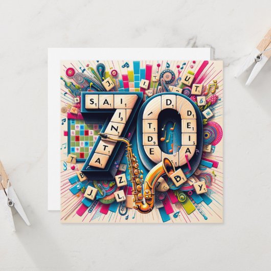 7OTH誕生日 カード (正面/裏面インサイチュ)