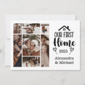 7Photo Minimialist Christmas Our First Home シーズンカード (正面)