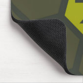 7Summitsはちの巣のオリーブ マウスパッド (コーナー)