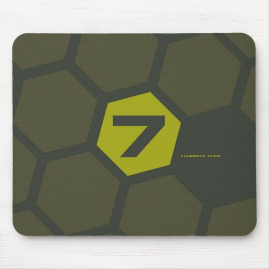 7Summitsはちの巣のオリーブ マウスパッド (正面)