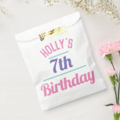 7thバースデーパーティーキャンディバッグ フェイバーバッグ (封をした状態)