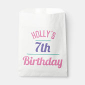 7thバースデーパーティーキャンディバッグ フェイバーバッグ (正面)