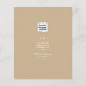 7th誕生日フォトコラージュ招待状ボーイガールミックスミックス (裏面)