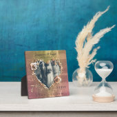 7th 結婚s Anniversary Copperyバラ写真 フォトプラーク (インサイチュ)