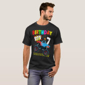 7th Birthday Boy Blaze 7 Year Old Monster Truck Bd Tシャツ (正面フル)