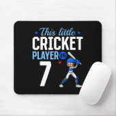 7th Birthday Cricket Player  マウスパッド (マウス)
