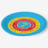 7th Birthday Party紙プレート ペーパープレート (アングル)