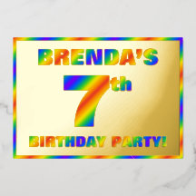 7th Birthday Party —おもしろい、レインボースペクトル「7」