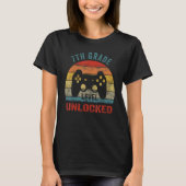 7th Grade Back To School Kids Level 7th Grade Unlo Tシャツ (正面)