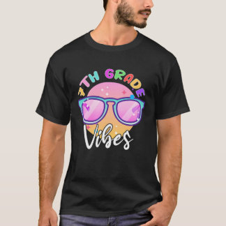 7TH GRADE Grade Vibes Back to School  Teacher Tシャツ