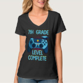 7th Grade Level Complete Last Day Of School  Gradu Tシャツ (正面)