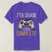 7th Grade Level Unlocked Back To School Seventh Gr Tシャツ (デザイン正面)