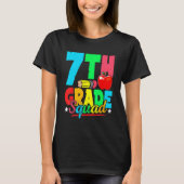 7th Grade Squad Cute Back To School First Day Of S Tシャツ (正面)