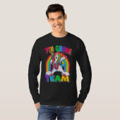 7th Grade Team Dabbing Unicorn Back to School Kids Tシャツ (正面フル)