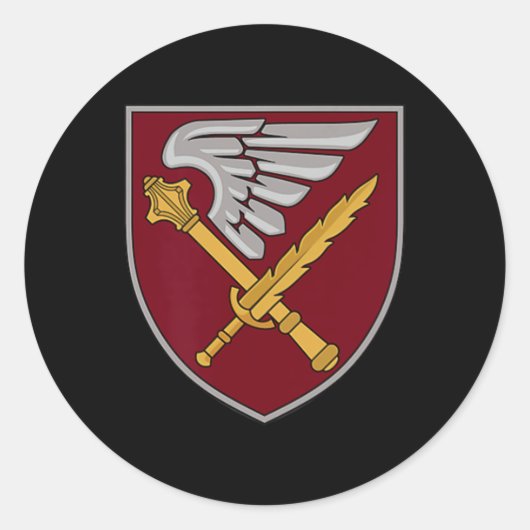 7th Rapid Response Corps (ukraine) V2 Ukrainian Mi ラウンドシール (正面)