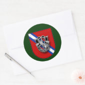 7th SFG(A) – エルサルバドル ラウンドシール (封筒)