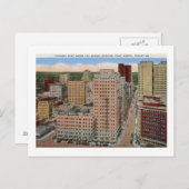 7th St Canyon，フォートワース，テキサス州ヴィンテージ ポストカード (正面/裏面)