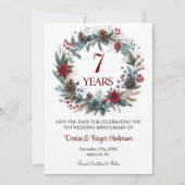 7th Wedding Anniversary Winter セーブザデート (正面)