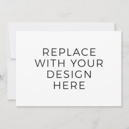 7x5インチカード(背面デザイン印刷なし) 招待状