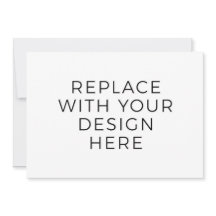 7x5インチカード(背面デザイン印刷)