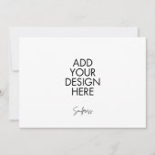 7x5カスタムインチ横型カード ノートカード (正面)