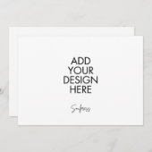 7x5カスタムインチ横型カード ノートカード (正面/裏面)