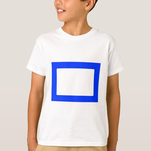 7X5カード(内側が丸いカードが青いカード) Tシャツ (正面)
