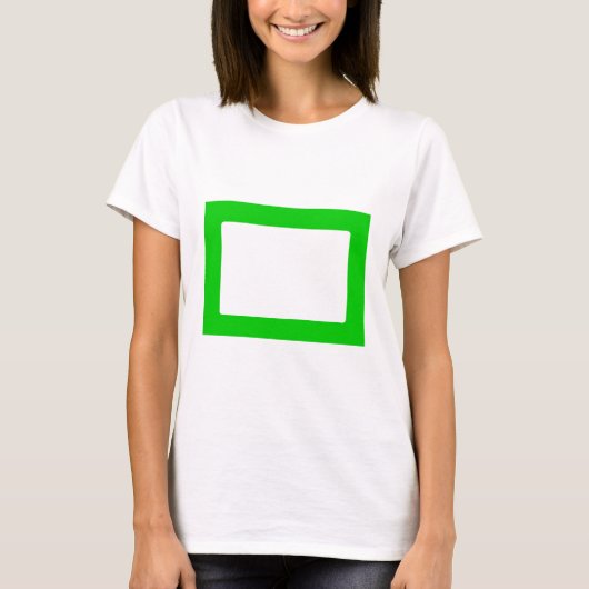 7X5カード(内側が丸いカードは緑色) Tシャツ (正面)