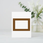 7X5カード（内側が丸いカードは茶色に変換） ポストカード (スタンド正面)