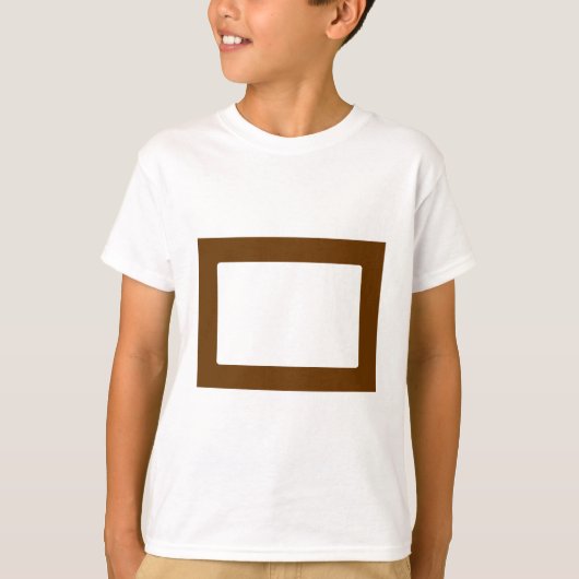 7X5カード(内側が丸いカードは茶色に変換) Tシャツ (正面)