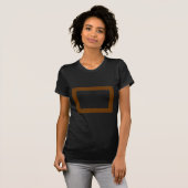 7X5カード(内側が丸いカードは茶色に変換) Tシャツ (正面フル)