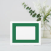 7X5カード（内側が丸いカード） Transp Green Dk ポストカード (スタンド正面)