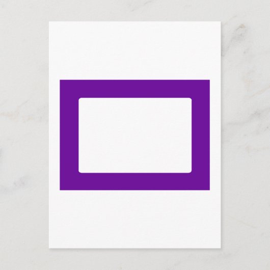 7X5カード（内側が丸いカード） Transp PurpleDk ポストカード (正面)