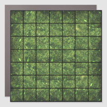 7x7 Grassy Magnetic Gridmapカーマグネット