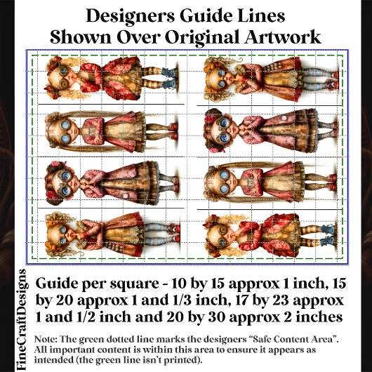 8かわいい予測できなステームパンクガールズDV3Bデコページ 薄葉紙