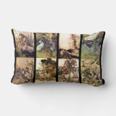 8つのイメージのクッションの不思議の国セットのアリス ランバークッション (裏面)