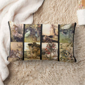 8つのイメージのクッションの不思議の国セットのアリス ランバークッション (ブランケット)