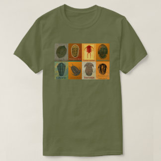 8つの三葉虫の化石 Tシャツ